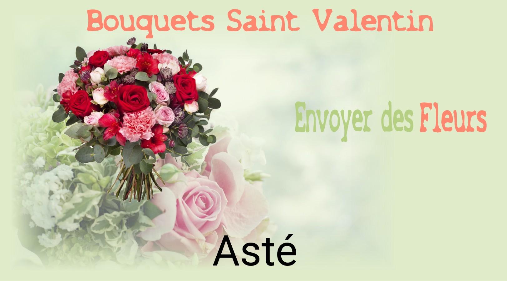 Roses de Saint-Valentin livrées à Asté